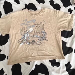 Looney Tunes Tan Graphic T-Shirt